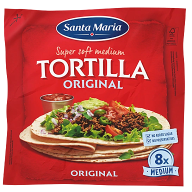 Santa Maria tortillabröd medium