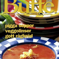 Framsidan på tidningen Buffé från 1998.