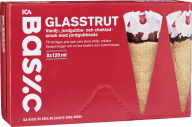 ICA Basic glasstrut jordgubb.