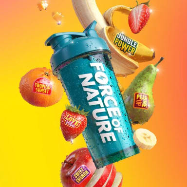 En shaker med texten