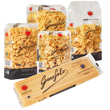 Garofalo pastaförpackningar