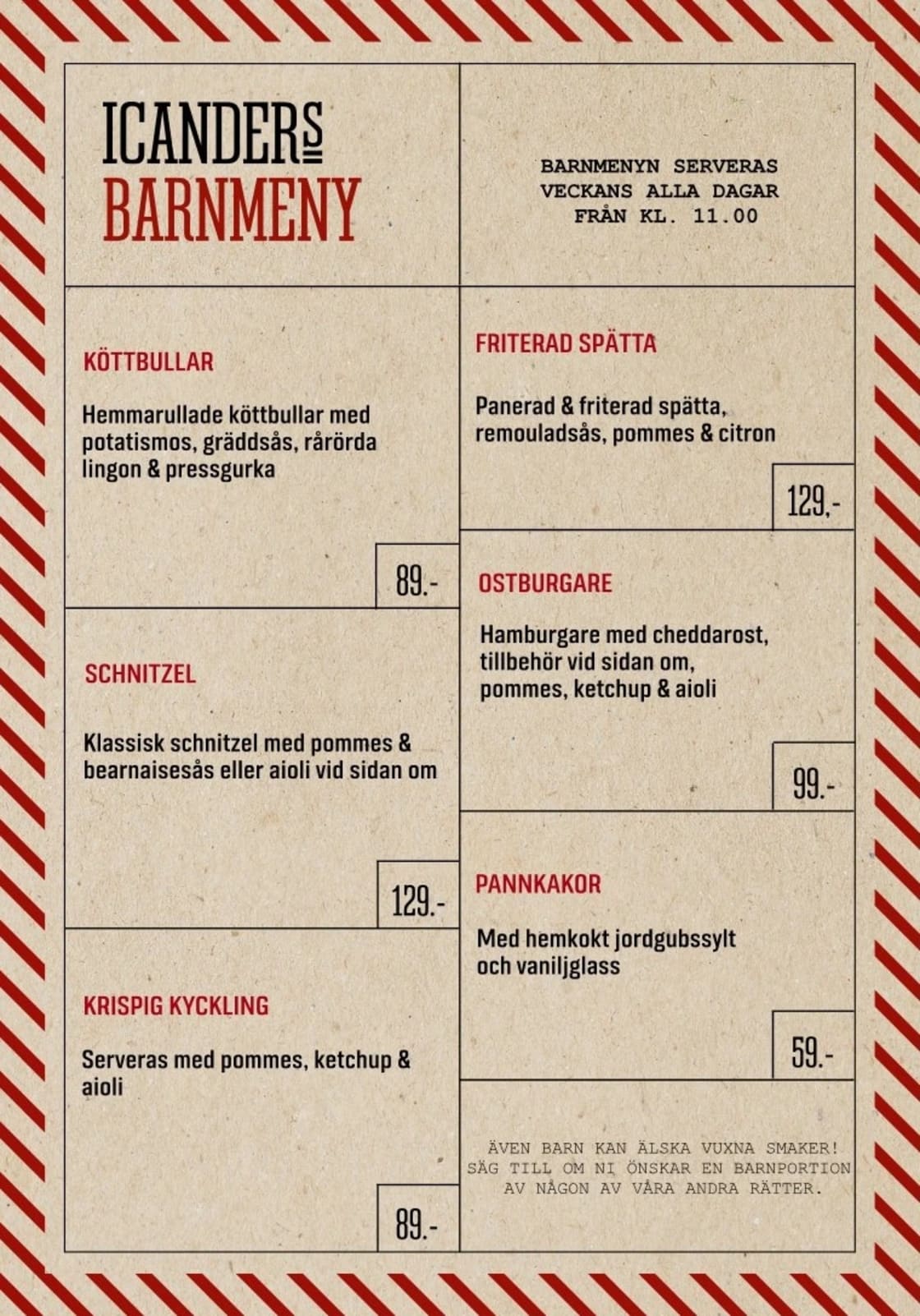 Barnmeny
