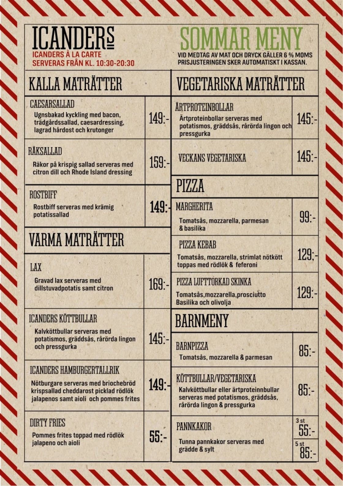 Sommarmeny