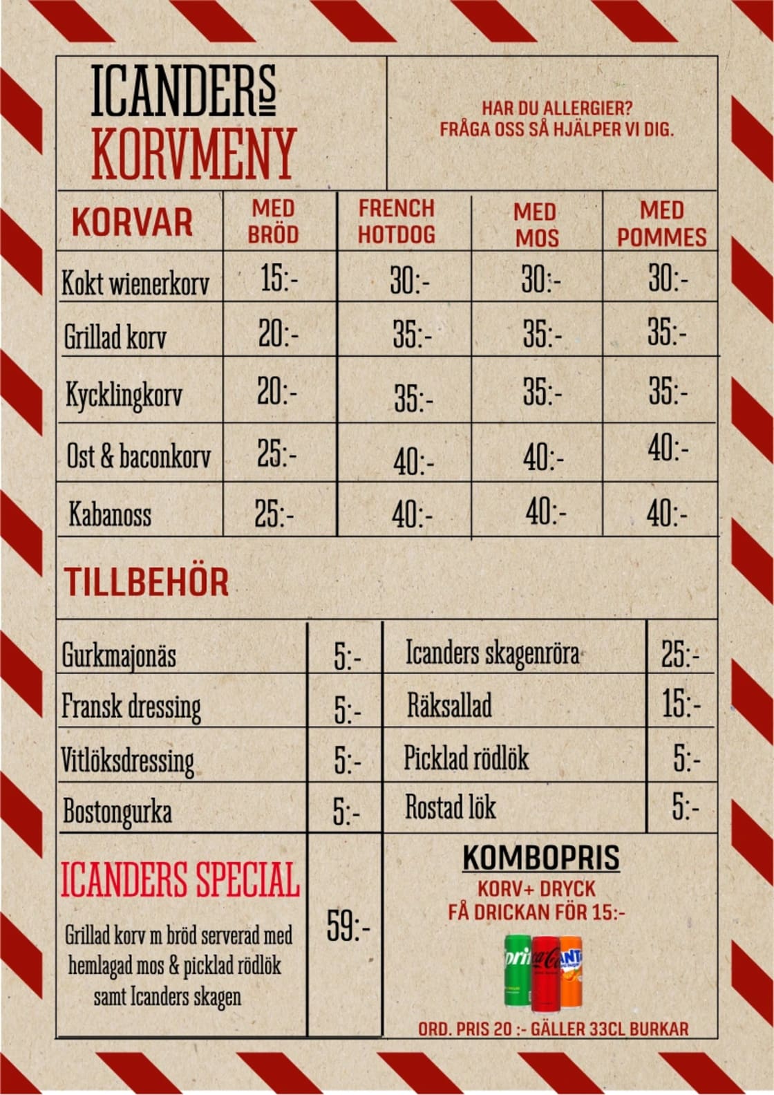 Korvmeny
