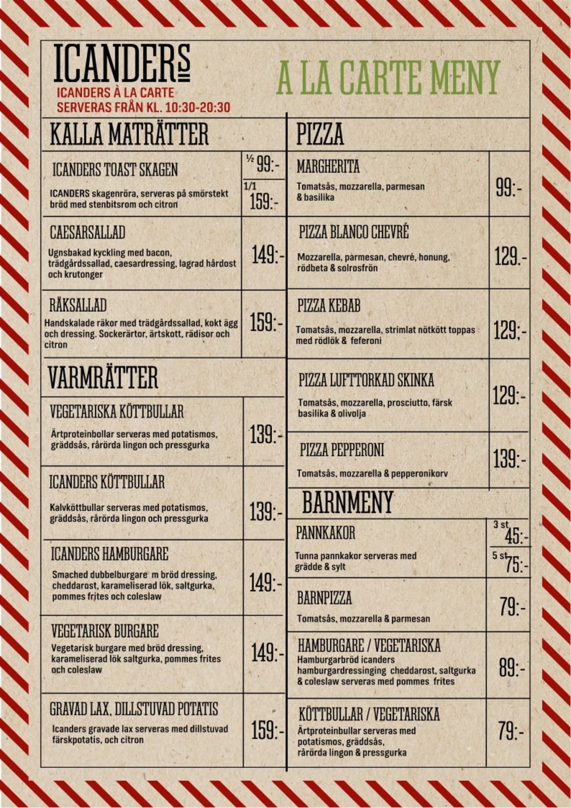 a la carte