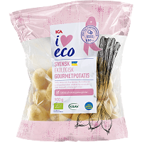ICA I love eco. Rosa Bandet. Sverige Ekologisk gourmetpotatis i påse