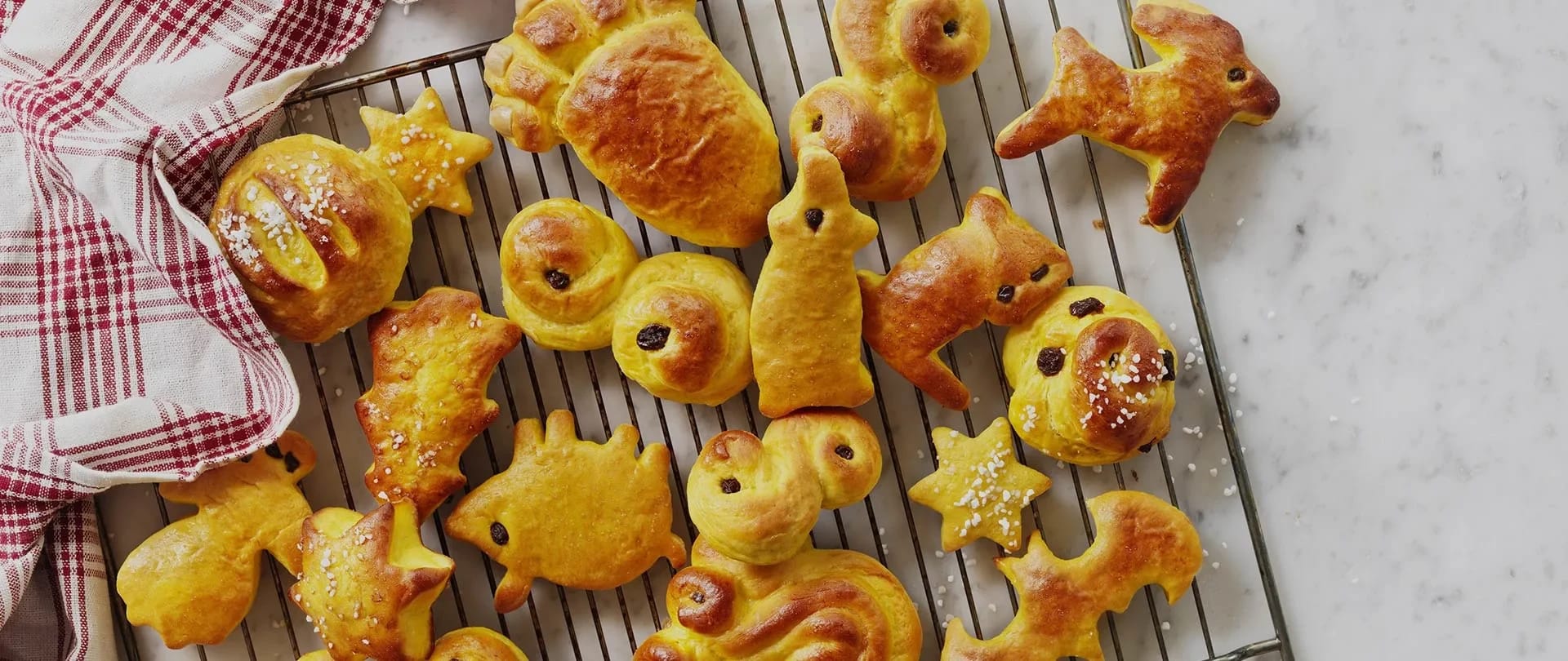 Lussebullar recept - lussekatter | ICA