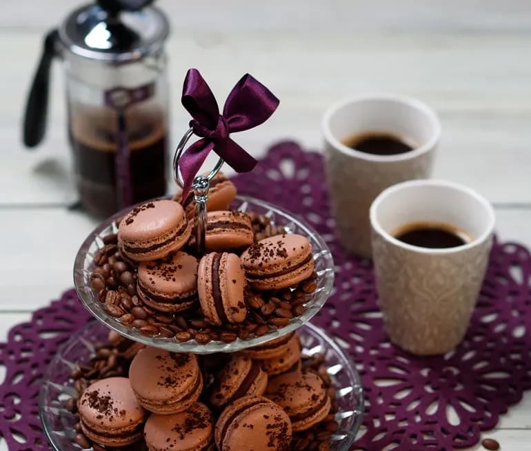 macarons recept choklad macarons recept choklad