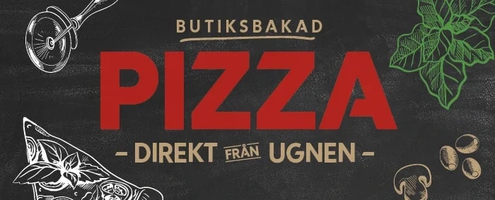 Butikspizzeria | Maxi ICA Stormarknad Kristinehamn Avdelningar | Maxi ICA Stormarknad Kristinehamn