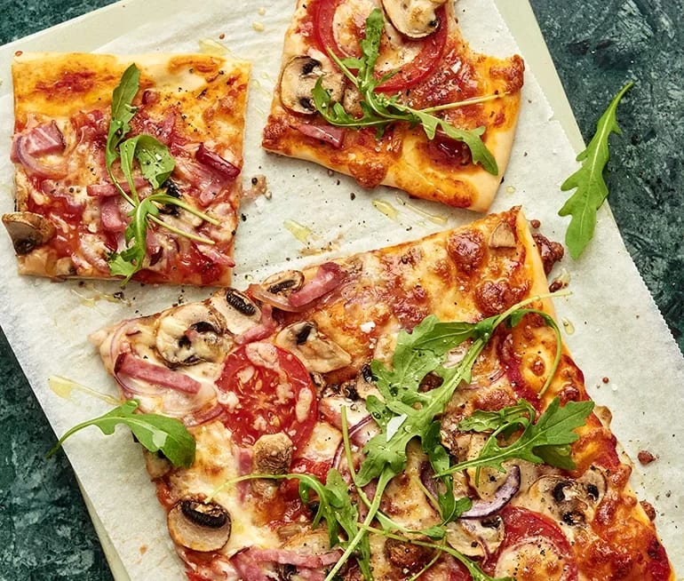 god hemmagjord pizza