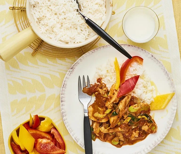 Kycklinggryta med timjan och paprika Recept ICA.se