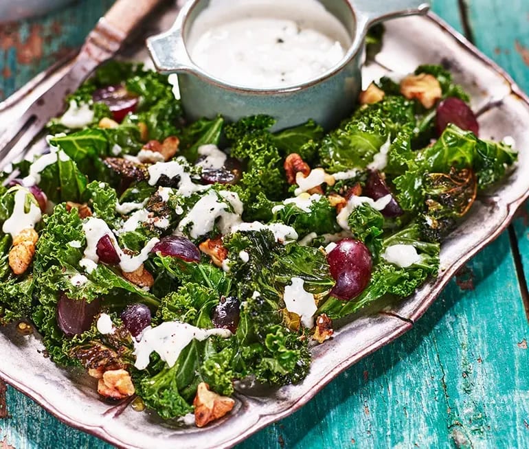 sallad med grönkål