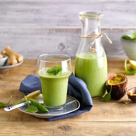 smoothie ingefära banan