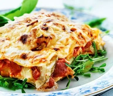 vegetarisk lasagne med vegofärs vegetarisk lasagne med vegofärs
