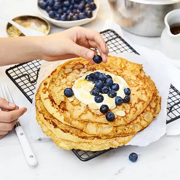 pannkakor grädde istället för mjölk