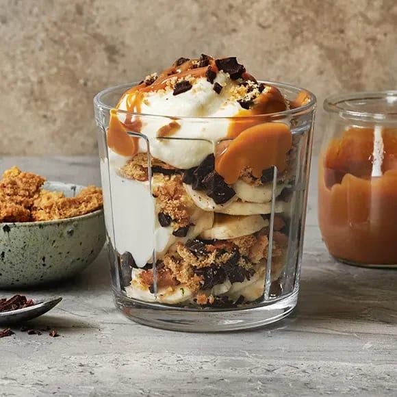 banoffee paj i glas banoffee paj i glas