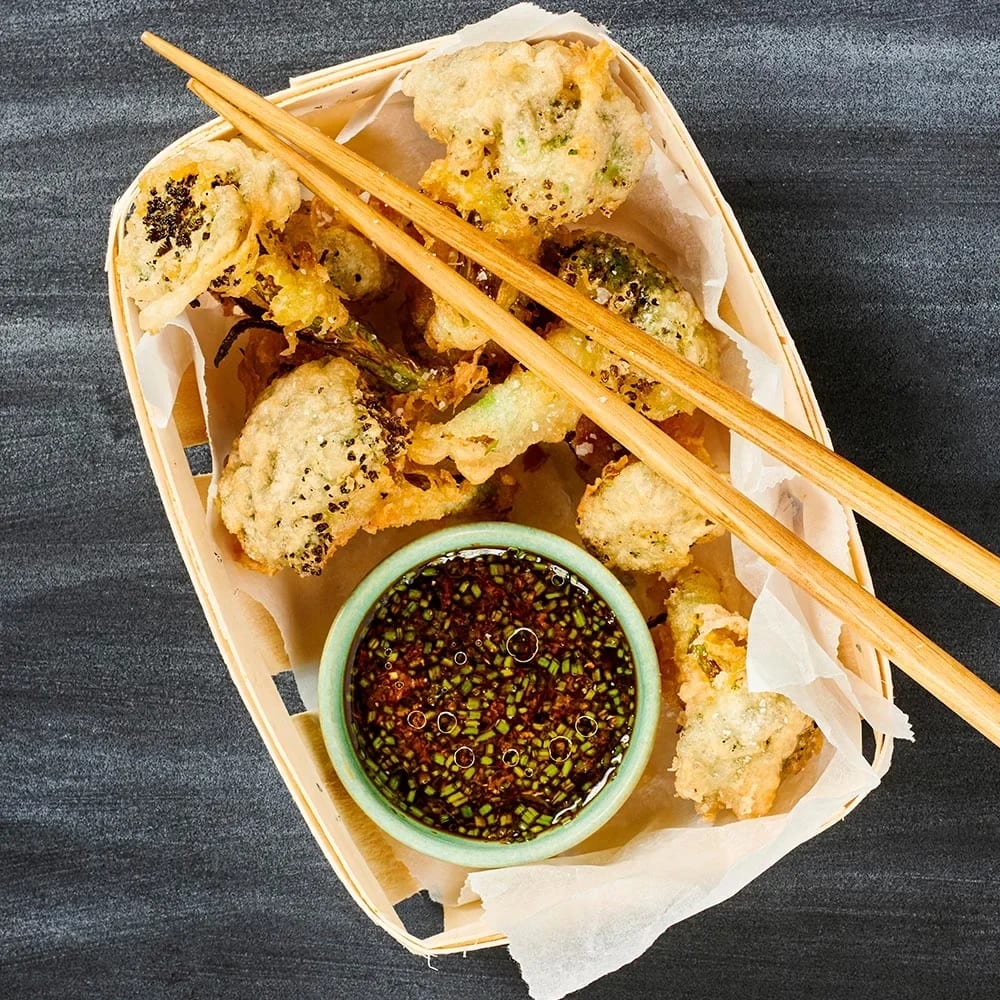 Broccolitempura med sojadipp Recept ICA.se