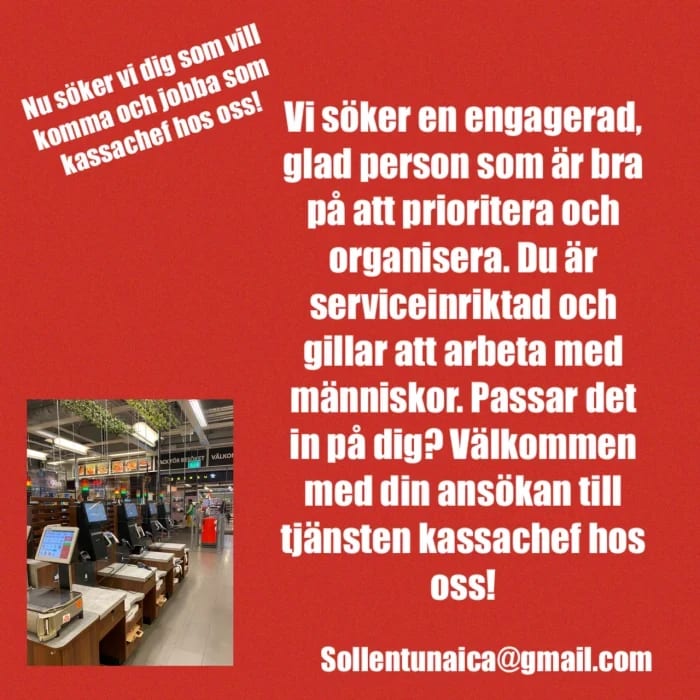 Jobba hos oss | ICA Kvantum Sollentuna C