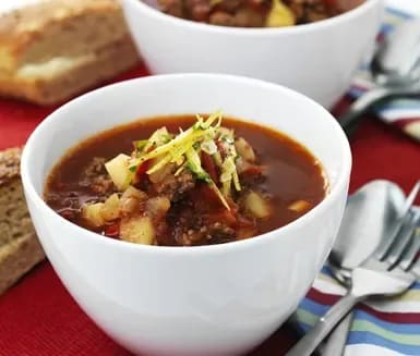 gulaschsoppa med köttfärs recept gulaschsoppa med köttfärs recept