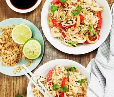 Jätteräkor thai recept