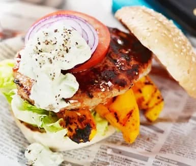 hamburgare sås creme fraiche