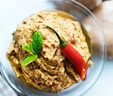 Baba Ganoush Och Auberginrora Recept Ica Se