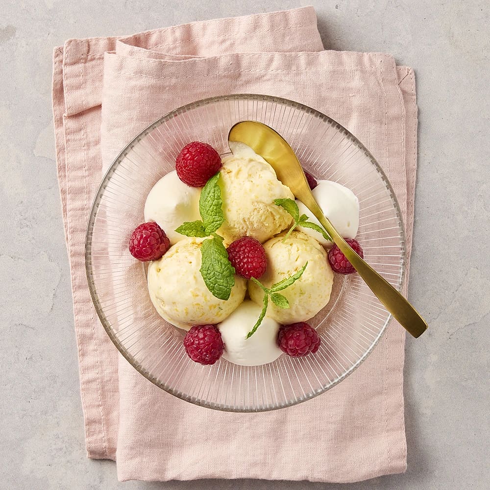 Persikoglass med lime