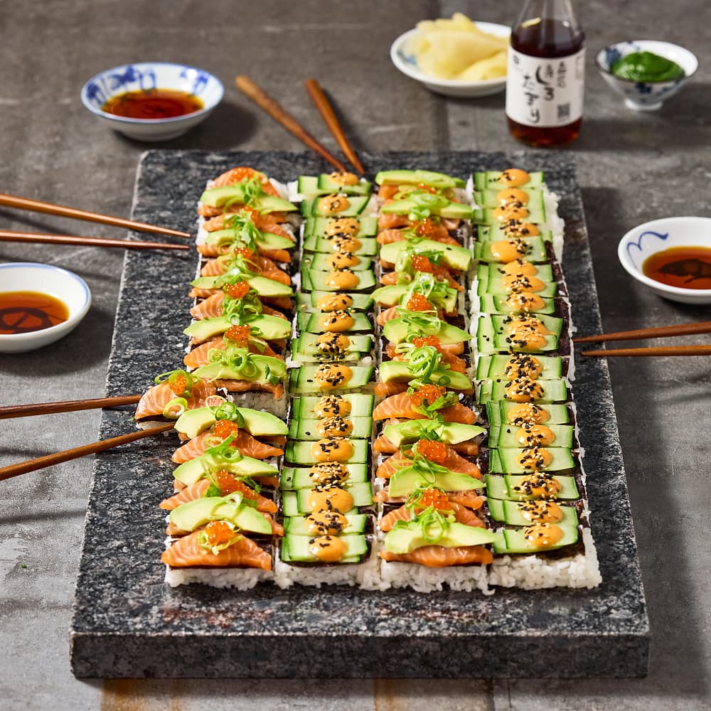 Sushi i långpanna