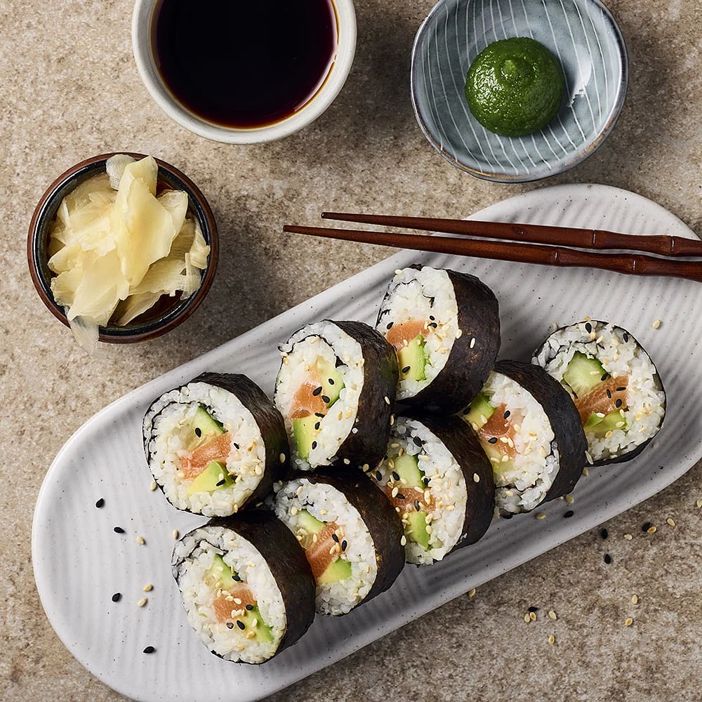 Sushi med gömd blomkål