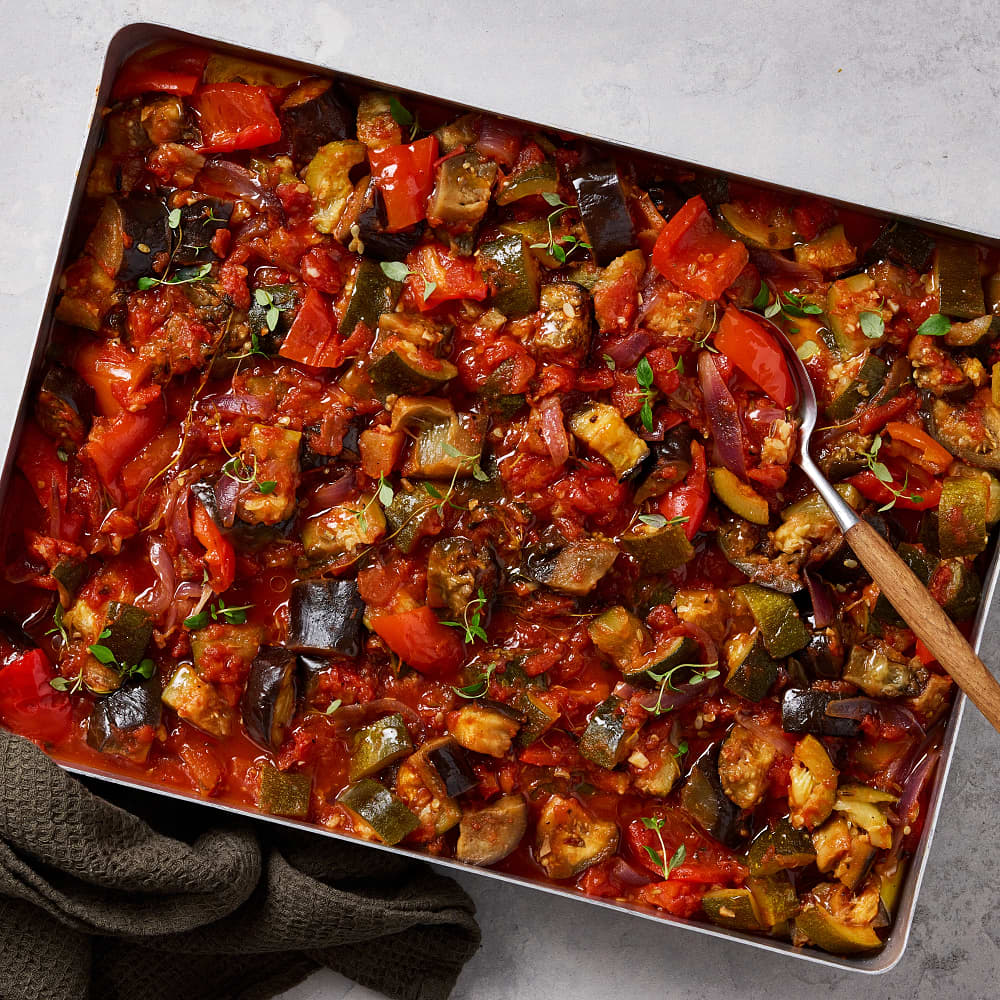Ratatouille i långpanna