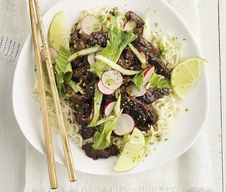 Yakiniku med nudlar