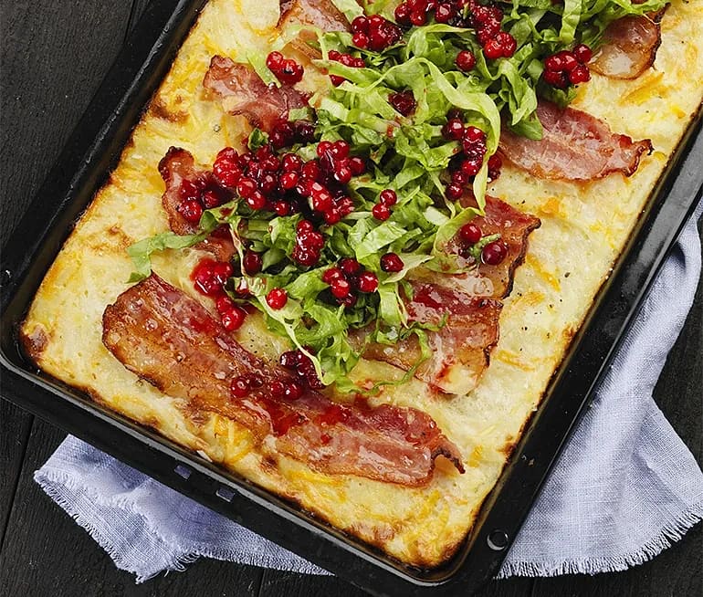 Raggmunk i ugn med bacon | Recept 