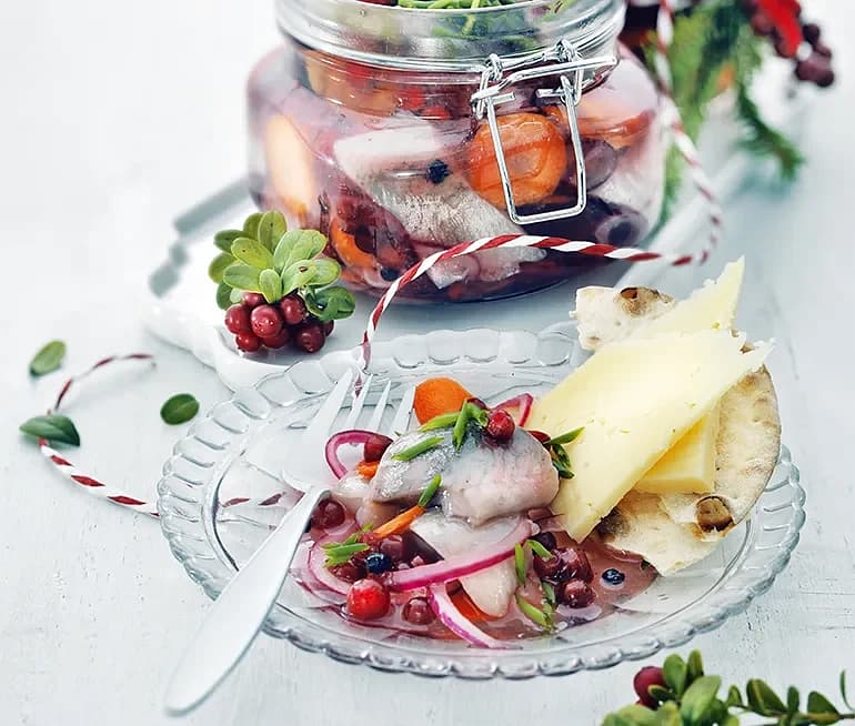 Lingon-och pepparsill