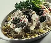 Pernodfisk på fänkålsbädd