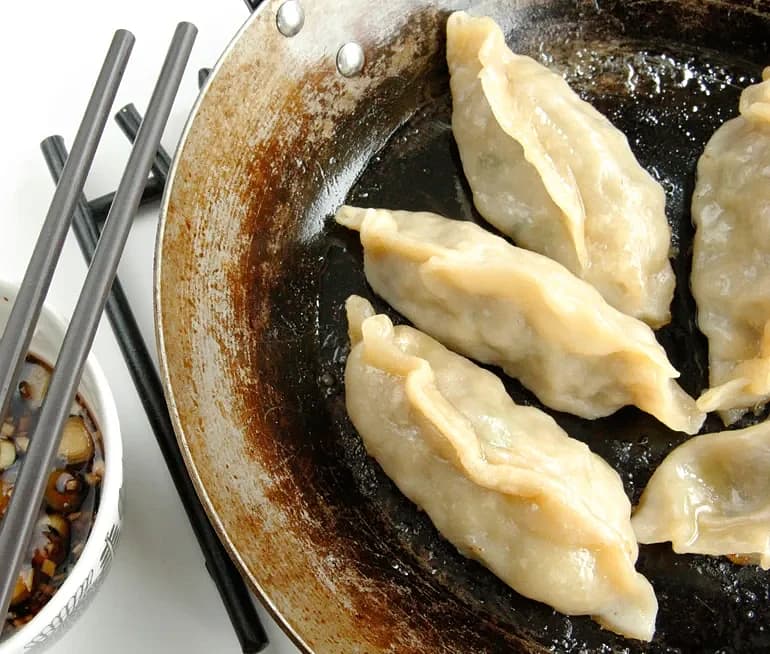 Dumplings med färs och ingefära-image