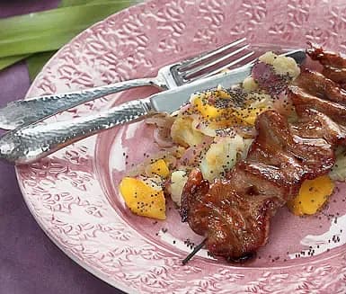 Spett med ljummen mangosallad