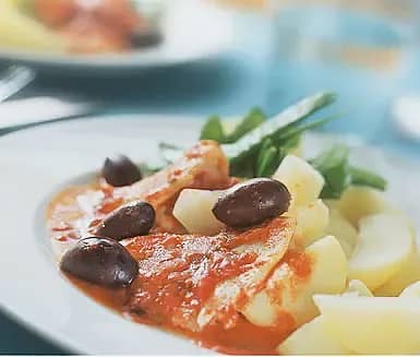 Tomatspätta med oliver