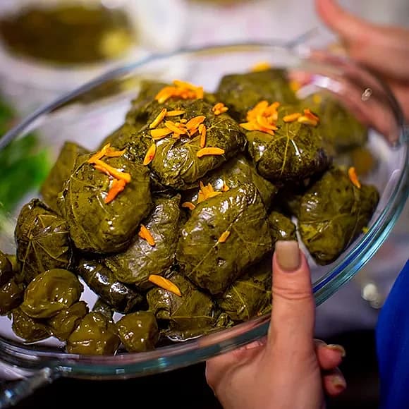 Dolmeh barge mo - Vinbladsdolmar