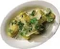 Mandelpotatis med koriander, citron och parmesan