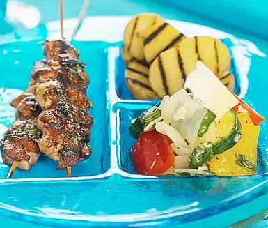 Bbq-karré med ratatouillesallad