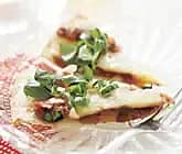 Tortillapizza med Blossakokt fikonchutney och prosciutto