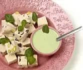 Kycklingpaté med pistagenötter och basilikasås