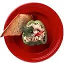 Cottage cheesefylld paprika