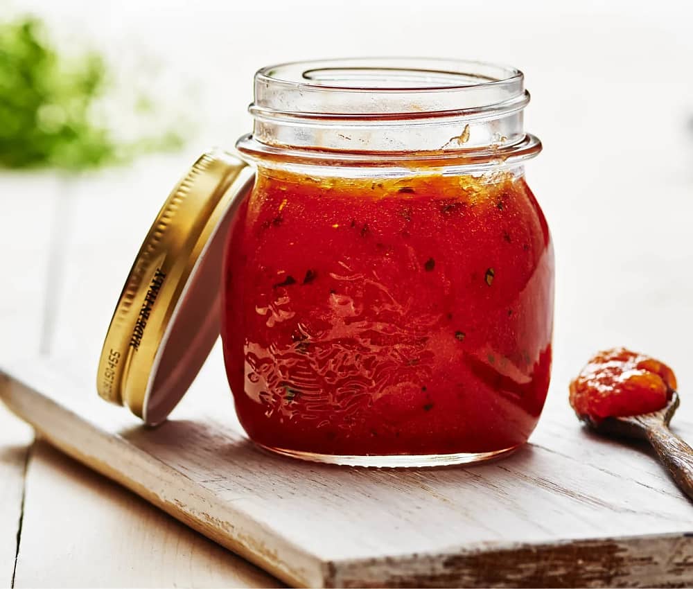 Tomatgelé med timjan
