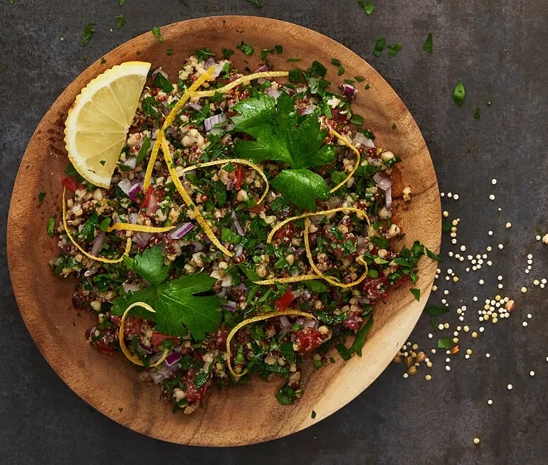Frö- och gryntabbouleh