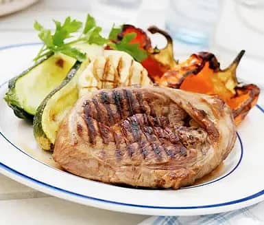 Lamm med paprika och squash