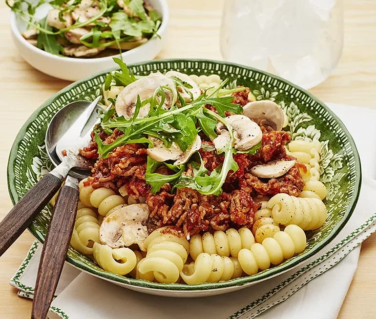 Lammfärssås med champinjonsallad