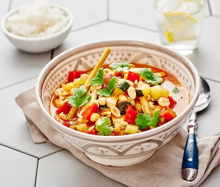 Variant på kyckling Massaman