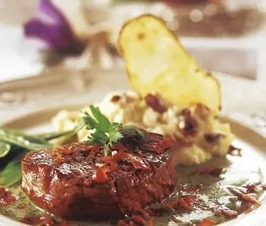 Potatispuré med karljohansvamp