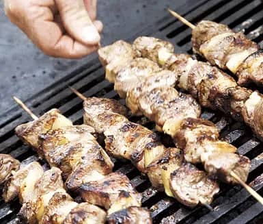 Grillspett teriyaki